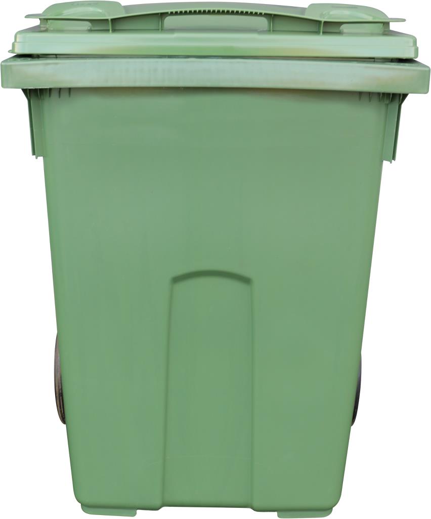 Grøn affaldsbeholder