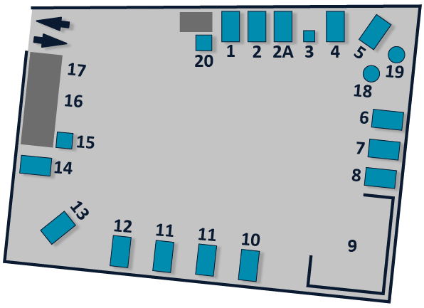 Oversigtskort over Sdr. Nissum Genbrugsplads.