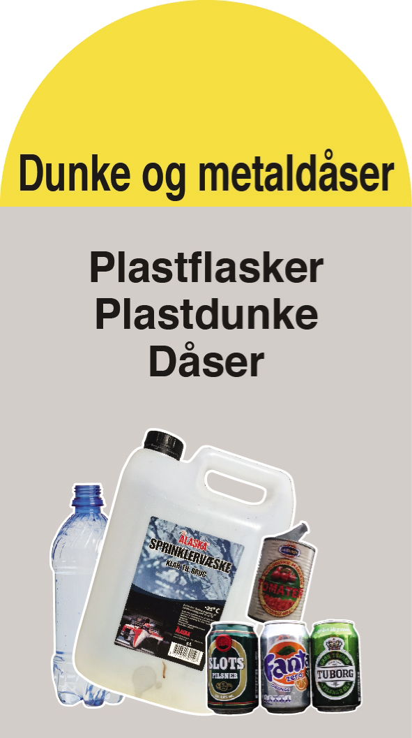Plastdunke / metaldåser (Container 4)